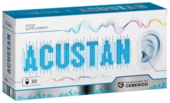 Integratore Acustan con Magnesio e Ginkgo biloba, 30 capsule