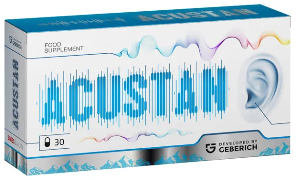Integratore Acustan con Magnesio e Ginkgo biloba, 30 capsule