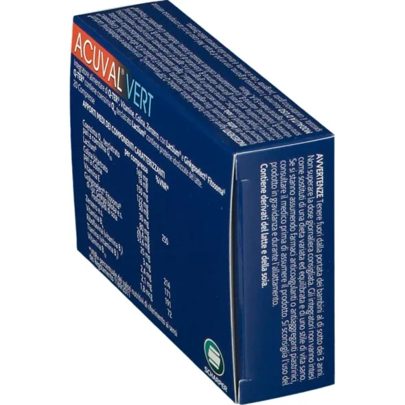 Integratore Acuval Vert per acufeni, 20 compresse 1,2g