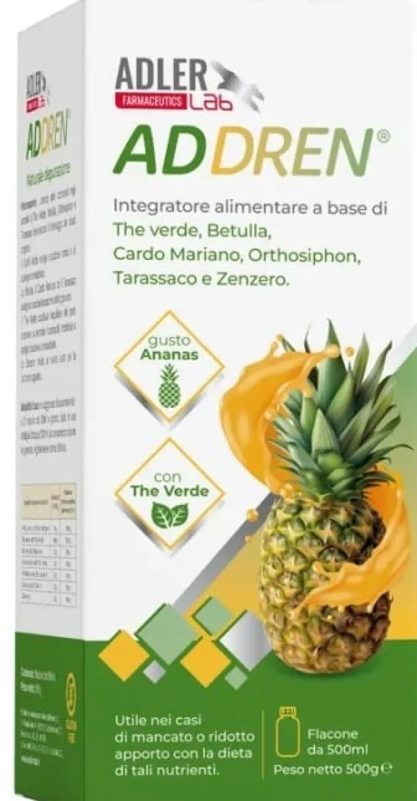 Integratore Addren Ananas drenante e depurativo, 500ml