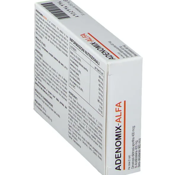 Integratore Adenomix Alfa per la prostata, 30 compresse