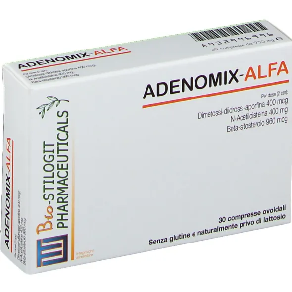 Integratore Adenomix Alfa per la prostata, 30 compresse