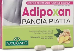 Integratore Adipoxan Pancia Piatta gonfiore, 30 capsule
