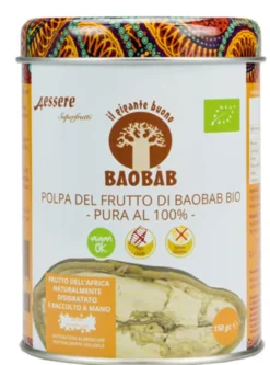 Integratore Aessere Baobab Polpa BIO 150g con vitamina C