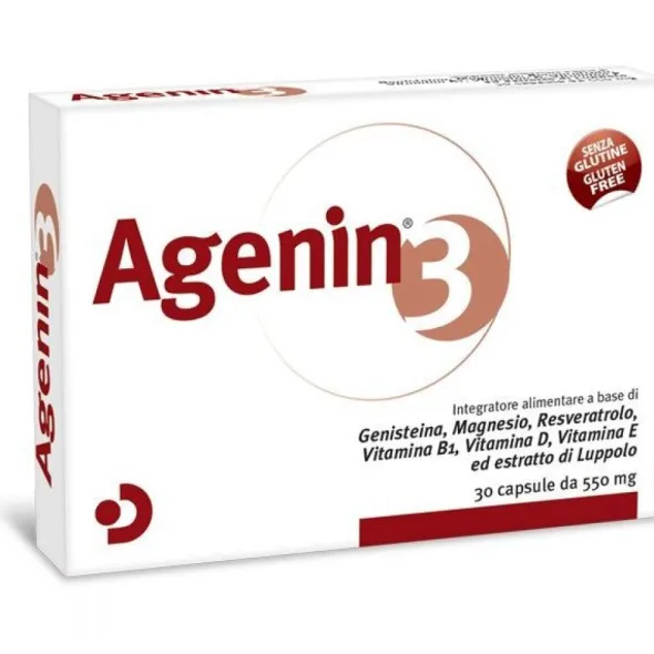 Integratore Agenin 3 per la menopausa, 30 capsule