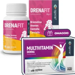 Integratore Agocap DrenaFit drenante, 120 compresse+ OMAGGIO Multivitaminico Donna