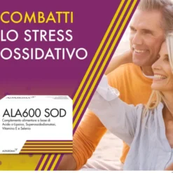 Integratore ALA600 SOD antiossidante, 20 compresse