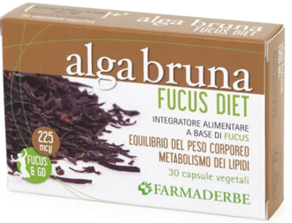 Integratore Alga Bruna Fucus Diet metabolismo, 30cpr