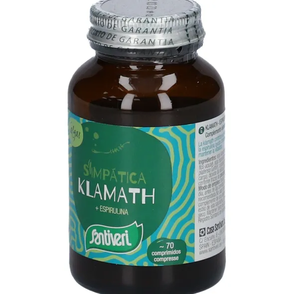Integratore Alga Klamath Santiveri, 70 compresse
