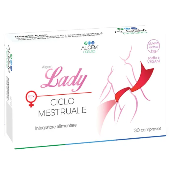 Integratore Algem Lady Ciclo Mestruale, 30 compresse
