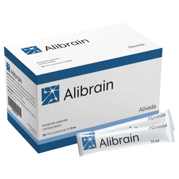 Integratore Alibrain Aliveda per memoria e cognitività, 30 stick