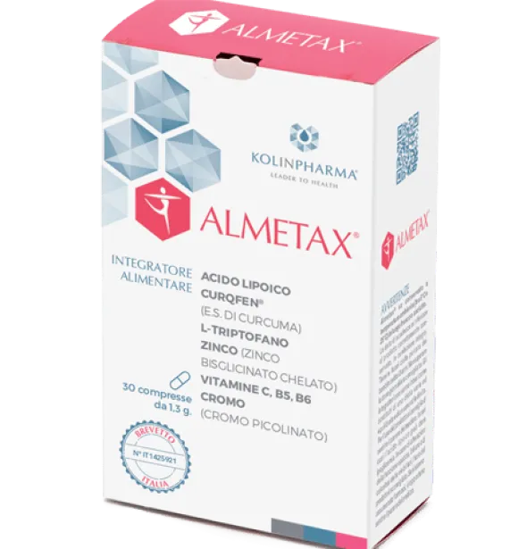Integratore Almetax Kolinpharma per la menopausa, 30 compresse
