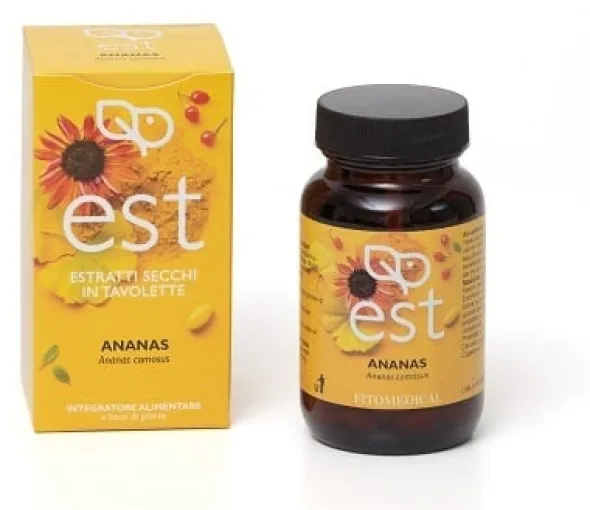 Integratore Ananas ES drenante con bromelina, 60 tavolette