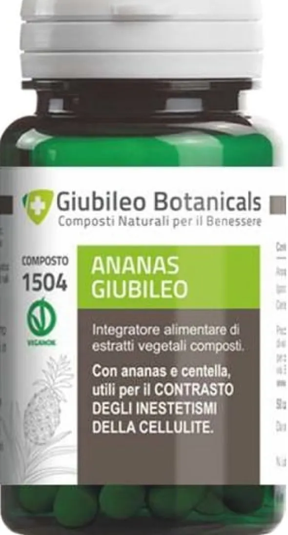 Integratore Ananas Giubileo microcircolo e drenaggio, 50 capsule
