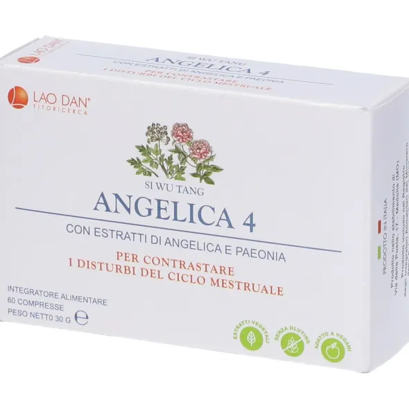 Integratore Angelica 4 per il ciclo femminile, 60 capsule
