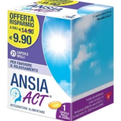 Integratore Ansia Act con lavanda, 21 capsule molli