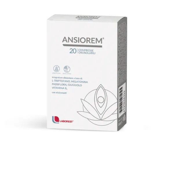 Integratore Ansiorem relax e sonno, 20 compresse orosolubili