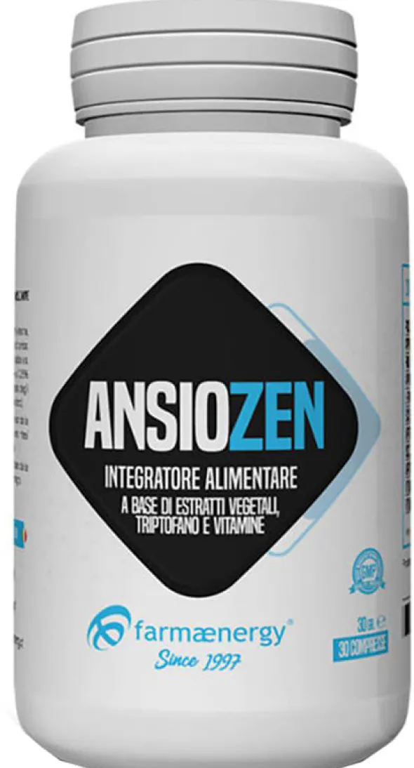 Integratore Ansiozen per rilassamento e sonno, 30 compresse
