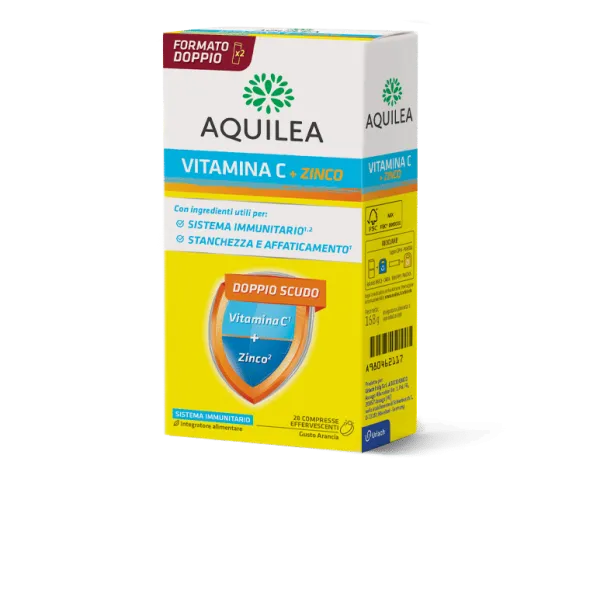 Integratore Aquilea Vitamina C e Zinco, 14 compresse