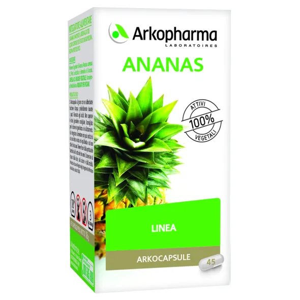 Integratore Arkocapsule Ananas Gambo, 45 capsule drenanti