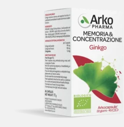 Integratore Arkocapsule Ginkgo Bio, 45 capsule