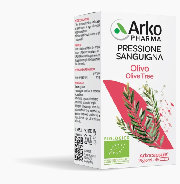 Integratore Arkocps Olivo BIO per pressione, 45 capsule