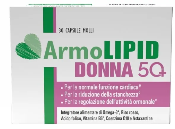 Integratore ArmoLIPID Donna 50+ per il benessere, 30 compresse
