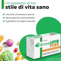 Integratore Armolipid Plus colesterolo, 60 compresse