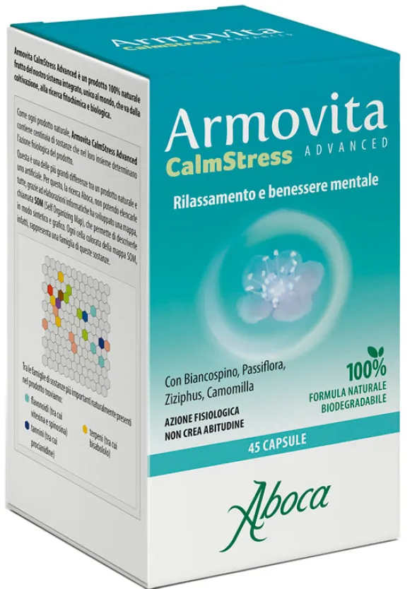Integratore Armovita Calmstress Advanced relax, 45 capsule