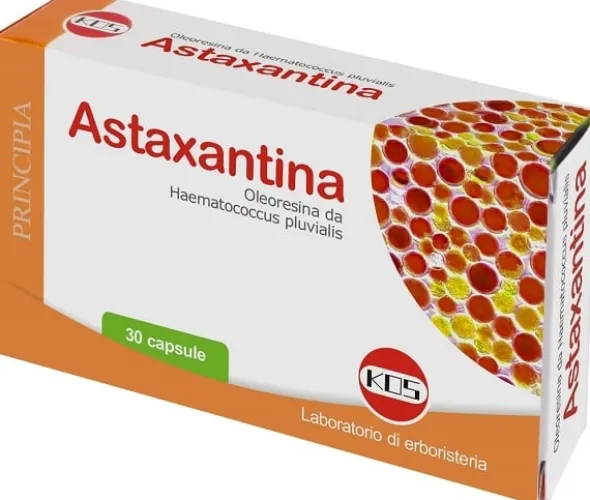 Integratore Astaxantina antiossidante, 30 capsule