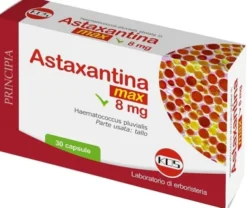 Integratore Astaxantina Max con Haematococcus, 30 capsule