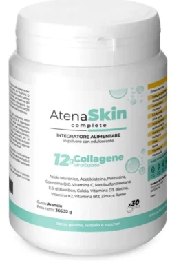 Integratore AtenaSkin con collagene e vitamina C, 366,32g