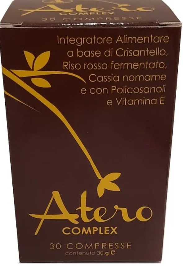 Integratore Atero Complex colesterolo e trigliceridi, 30cps