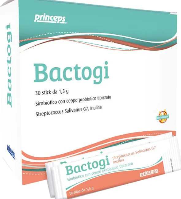 Integratore Bactogi simbiotico orosolubile, 30 stick