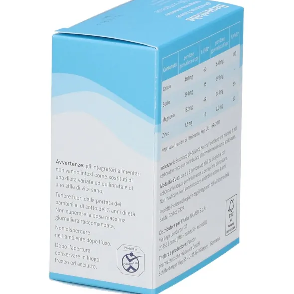 Integratore Basentabs Pascoe sali alcalini, 100 compresse