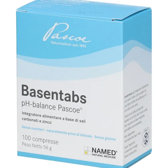 Integratore Basentabs Pascoe sali alcalini, 100 compresse
