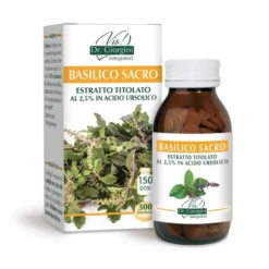 Integratore Basilico Sacro estratto titolato, 300 pastiglie