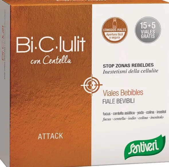 Integratore Bi-C-Lulit anticellulite, 20 fiale da 10ml