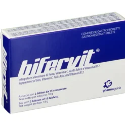 Integratore Bifervit con Ferro e Acido Folico, 30 compresse