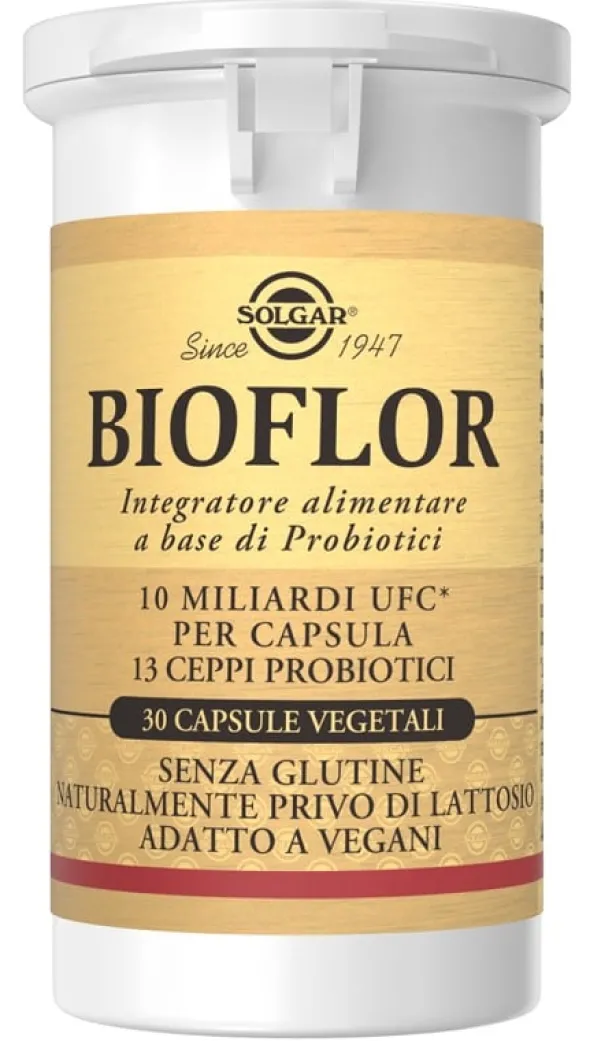 Integratore Bioflor 13 ceppi probiotici, 30 capsule