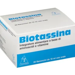 Integratore Biotassina con aminoacidi e vitamine, 20 fiale