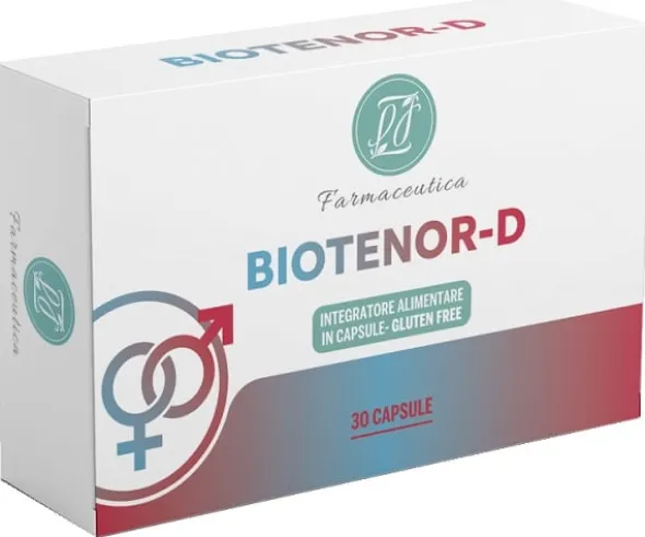 Integratore Biotenor D con damiana e maca, 30 capsule