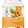 Integratore Bromelina Gambo Ananas per drenaggio, 30 compresse