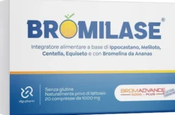 Integratore Bromilase con bromelina e centella, 20 compresse