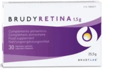 Integratore Brudyretina Omega 3, luteina e vitamine, 30 capsule