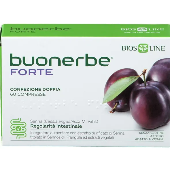 Integratore Buonerbe Forte Biosline per il transito, 60 cpr