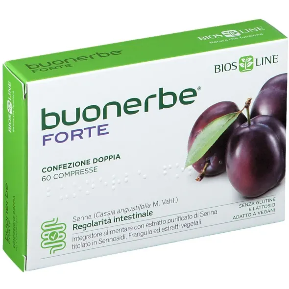 Integratore Buonerbe Forte Biosline per il transito, 60 cpr