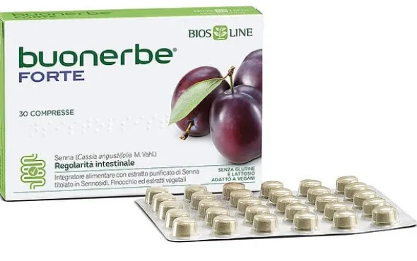 Integratore Buonerbe Forte per il transito intestinale, 90cpr