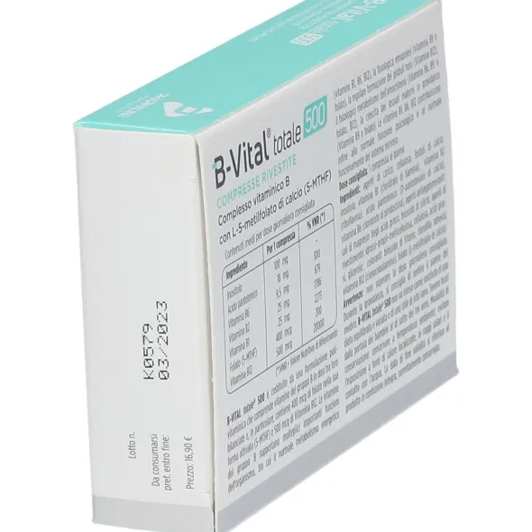 Integratore B-Vital Totale 500 energetico, 30 compresse