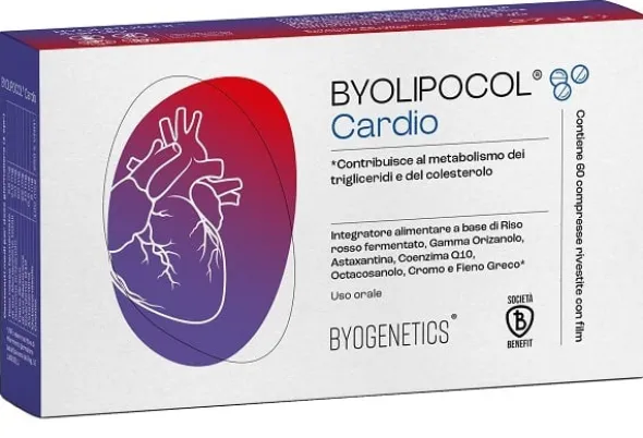 Integratore Byolipocol Cardio colesterolo e trigliceridi, 60cpr